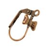 Boucles d'oreilles dormeuse  20 mm noeud papillon x2