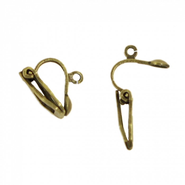 Lot Revendeur : 12 Paires De Boucles D'oreilles Anneaux à Clips Blanches - Neuf Sans Emballage