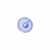 Perle en résine ronde 8mm bleu x10