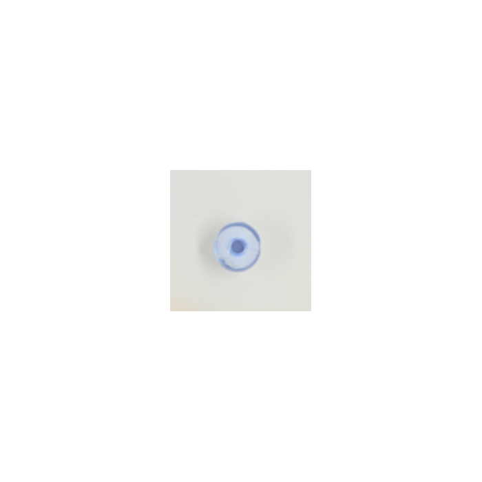 Perle en résine ronde 8mm bleu clair x10