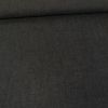 Tissu chambray coton uni - noir x 10 cm