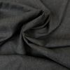Tissu chambray coton uni - noir x 10 cm