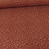 Tissu jersey confettis - terracotta x 10 cm