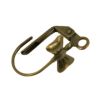 Boucles d'oreilles dormeuse 18 mm noeud papillon x2