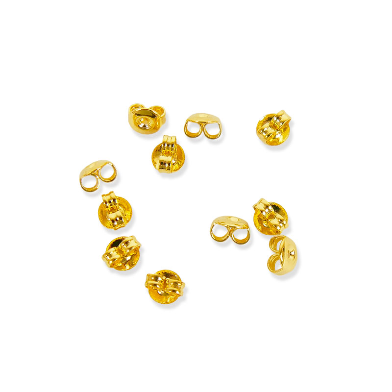 Lot De Fermoirs Poussoir Pour Boucles D'oreilles - 4 Mm - Apprêts Bijoux - Neuf - Quantité 100, 200, 500...
