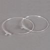 Supports boucles d'oreilles à décorer ronde 35 mm x2