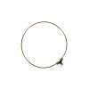 Supports boucles d'oreilles à décorer ronde 35 mm x2