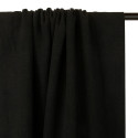 Tissu viscose lin - noir x 10 cm