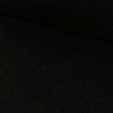Tissu viscose lin - noir x 10 cm