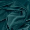 Tissu velours stretch - bleu canard x 10 cm