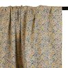 Tissu batiste coton feuilles - pastel x 10 cm