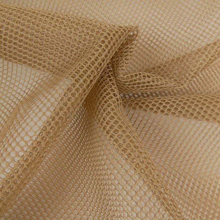 Tissu filet mesh - taupe x 10 cm