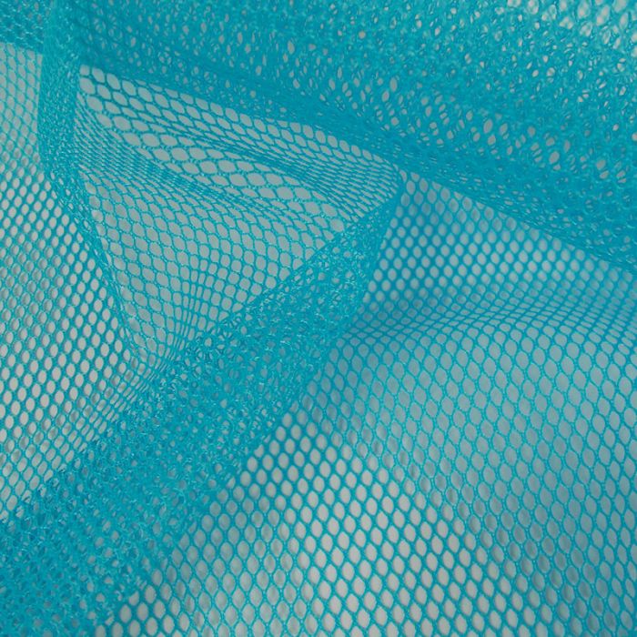 Tissu filet mesh - bleu clair x 10 cm