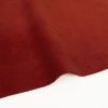 Coupon de croûte cuir uni - rouge carmin