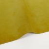 Coupon de croûte cuir uni - jaune