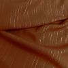 Tissu viscose rayures lurex - camel x 10 cm