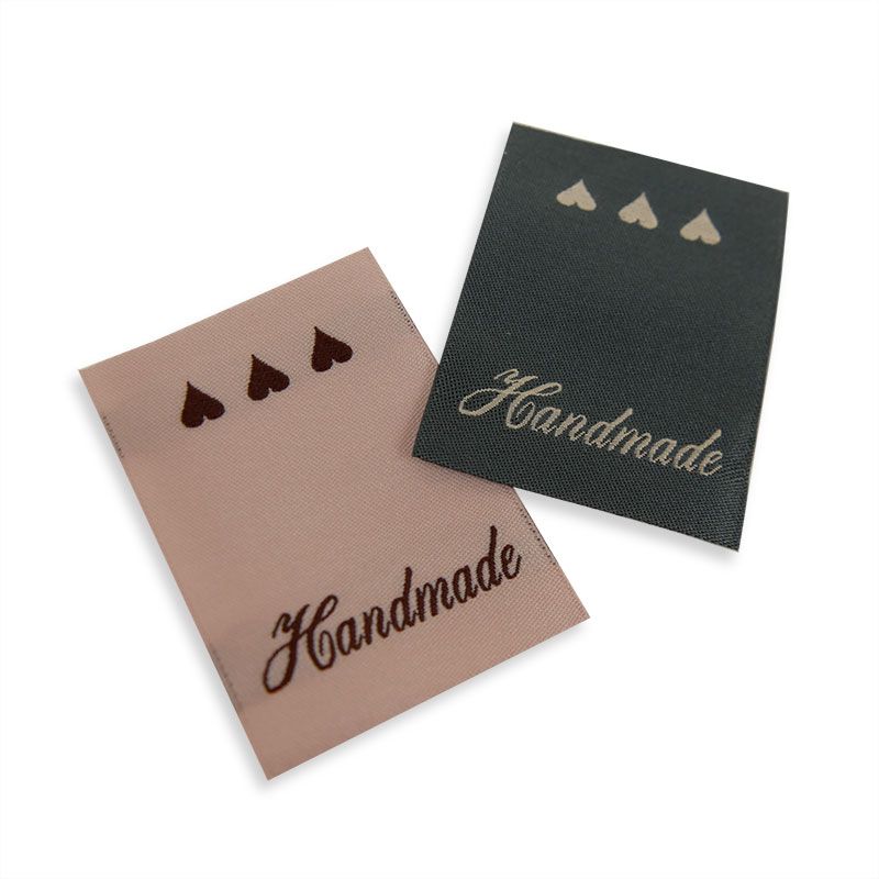 Étiquettes handmade personnalisées à coudre-étiquettes personnalisées à  coudre tissu-etiquette tissées fait main-création étiquette à coudre (25 x