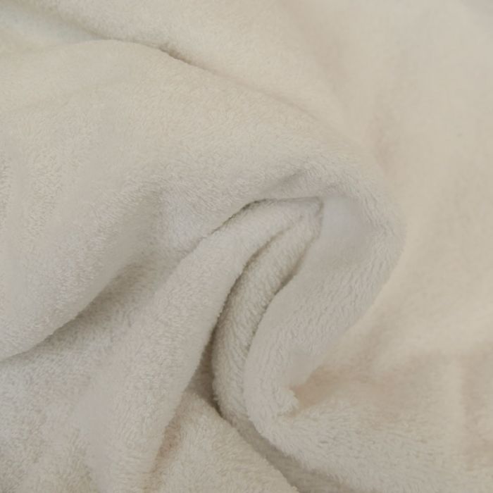Tissu éponge blanc x 10 cm