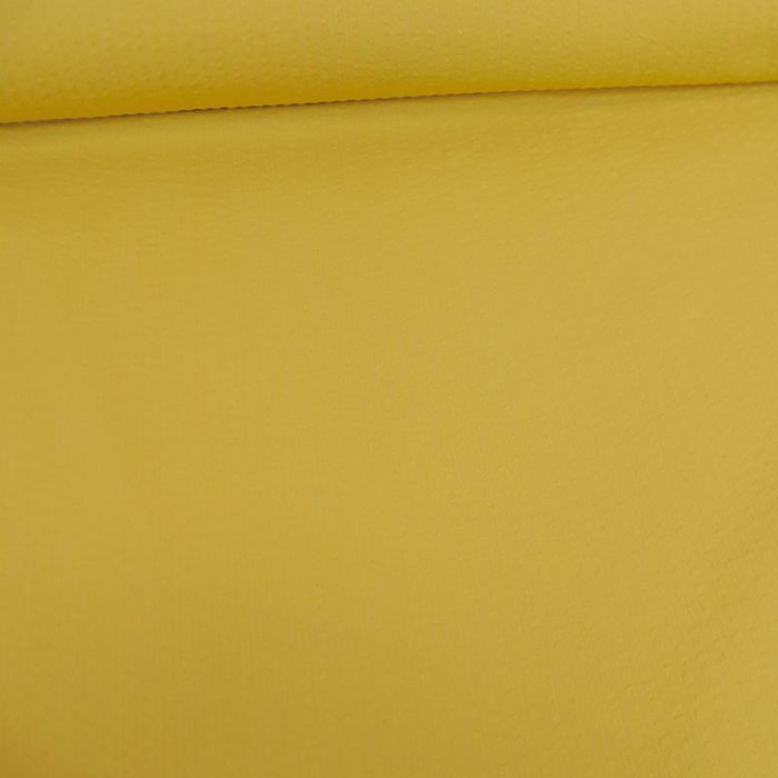 Tissu seersucker coton jaune - France Duval Stalla x 10 cm