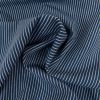 Tissu coton rayures bleu - France Duval Stalla x 10 cm