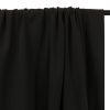 Tissu jersey coton bio uni - noir x 10cm