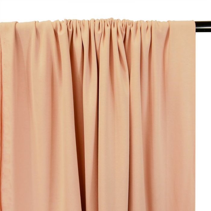 Tissu jersey coton bio uni - rose x 10cm