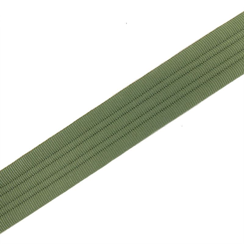 Ruban sangle vert kaki - 15 m scintillante 30 mm - F401.30.026