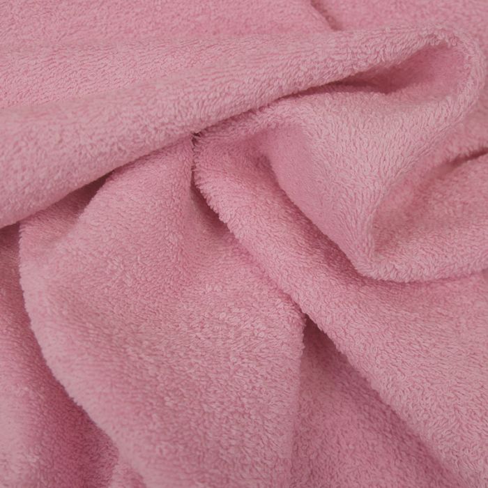 Tissu éponge rose x 10 cm