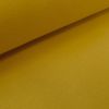 Tissu bord-côte bio uni tubulaire - moutarde x 10 cm