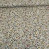 Tissu batiste coton fleurs - pastel x 10 cm