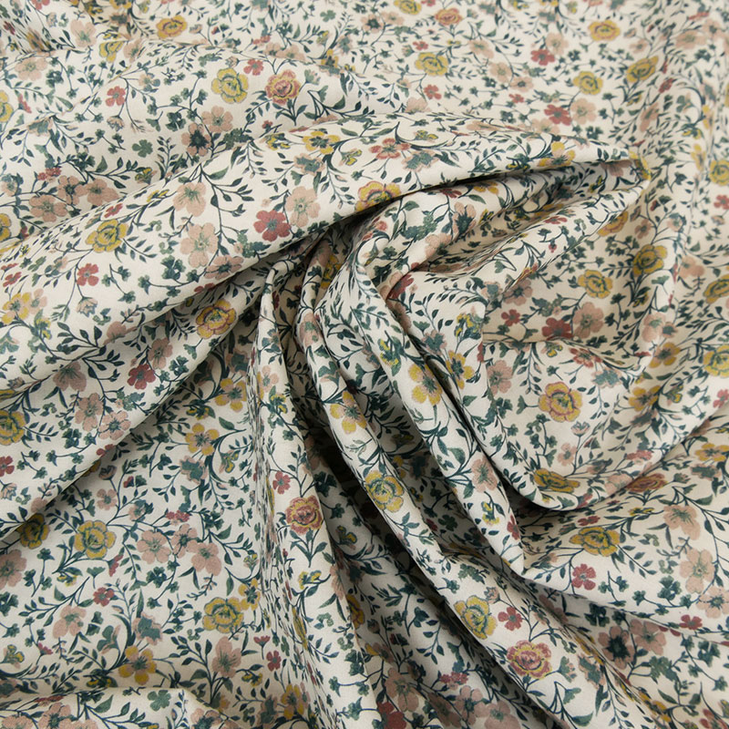 Guirlande Fanion (bunting) Tissu Fait Main Vintage - Motif Floral Pastel Hesse - Neuf UK