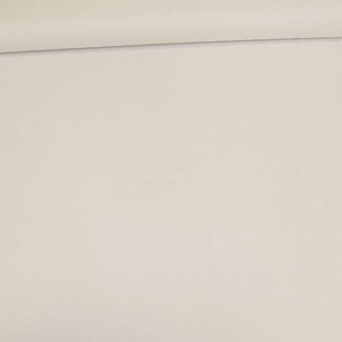 Tissu coton popeline bio - blanc x 10 cm