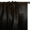 Tissu  cupro uni - noir x 10 cm