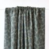 Tissu viscose Rameaux smoke green - Cousette x 10 cm