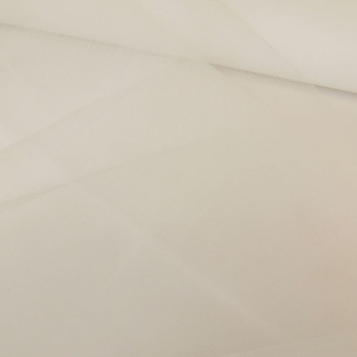 Tissu tulle souple - blanc x 10 cm
