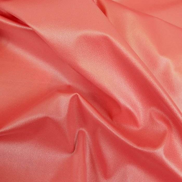 Tissu PUL imperméable stretch - rose corail x 10 cm