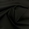 Tissu coton popeline bio - noir x 10 cm