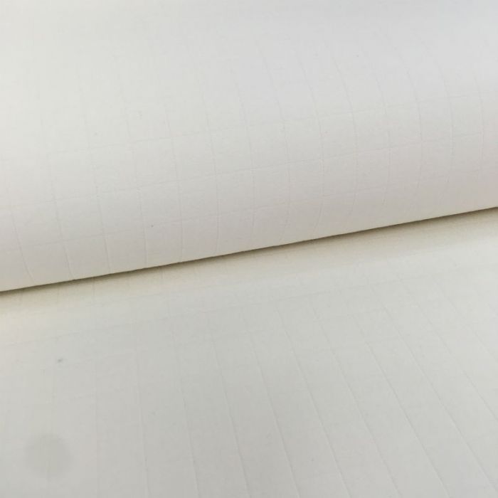 Tissu matelassé Taiyo blanc - France Duval Stalla x 10 cm