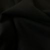 Tissu lainage cachemire noir - haute couture x 10 cm