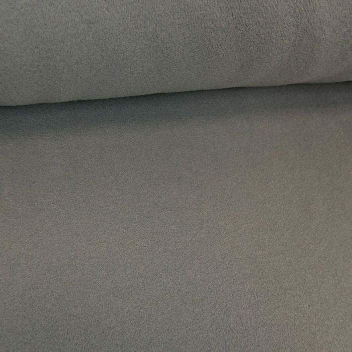 Tissu laine et cachemire haute couture - gris x 10 cm