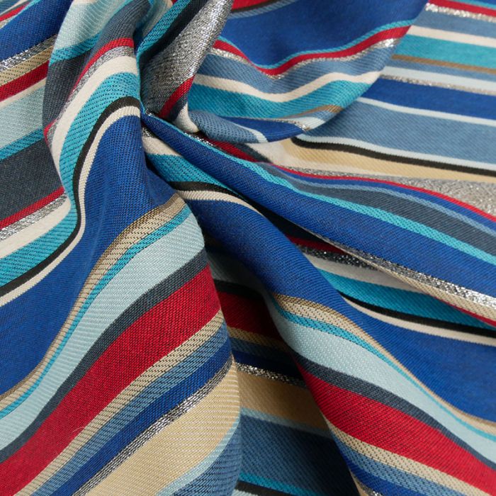 Panini Tessuti, Tissu Mesh Lurex Or - Hauteur 150 Cm - Vendu