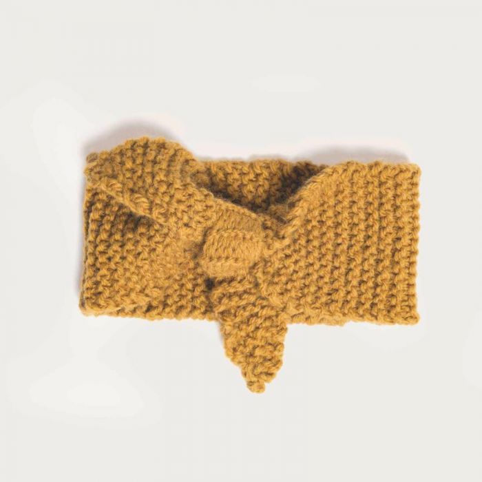 Kit tricot bandeau noeud en alpaga - Rico design