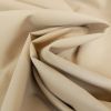 Tissu coton popeline bio - beige x 10 cm