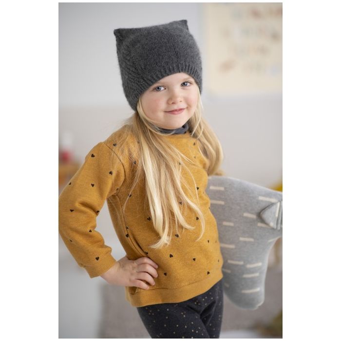 Kit tricot Bonnet chat Albertine - Mamy Factory