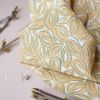 Tissu Petal Mustard - Atelier Brunette x 10 cm