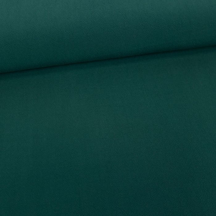 Tissu crêpe de viscose uni - vert canard x 10 cm