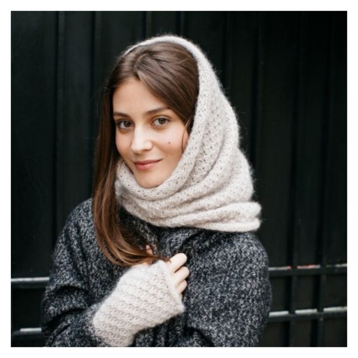 Patron tricot Snood Voltaire - Mamy Factory