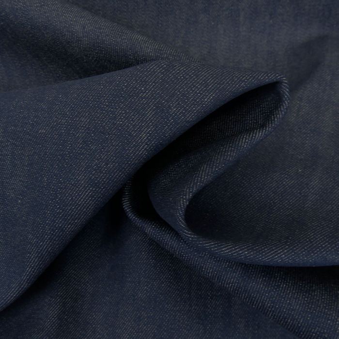 Tissu denim stretch - bleu x 10 cm