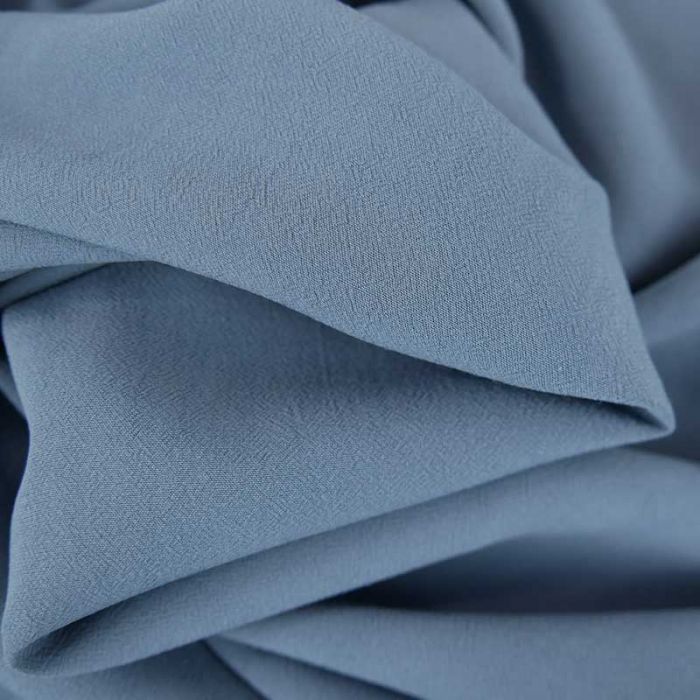 Tissu viscose uni - bleu x 10 cm