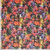 Tissu crêpe plissé fleurs tropicales - Fibre Mood x 10 cm